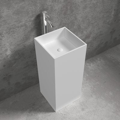 Hvidt Square Chimney 40x40 Hvid