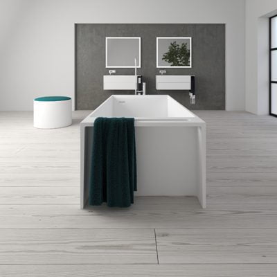 Copenhagen Bath Christianssand Badekar 190x80 Mat Hvid