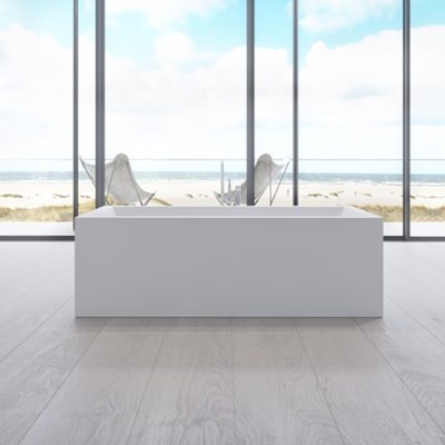 Copenhagen Bath Fredensborg Badekar 180x80 Mat Hvid