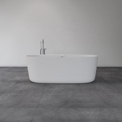 Copenhagen Bath Hornbæk Badekar 118x65 Mat Hvid
