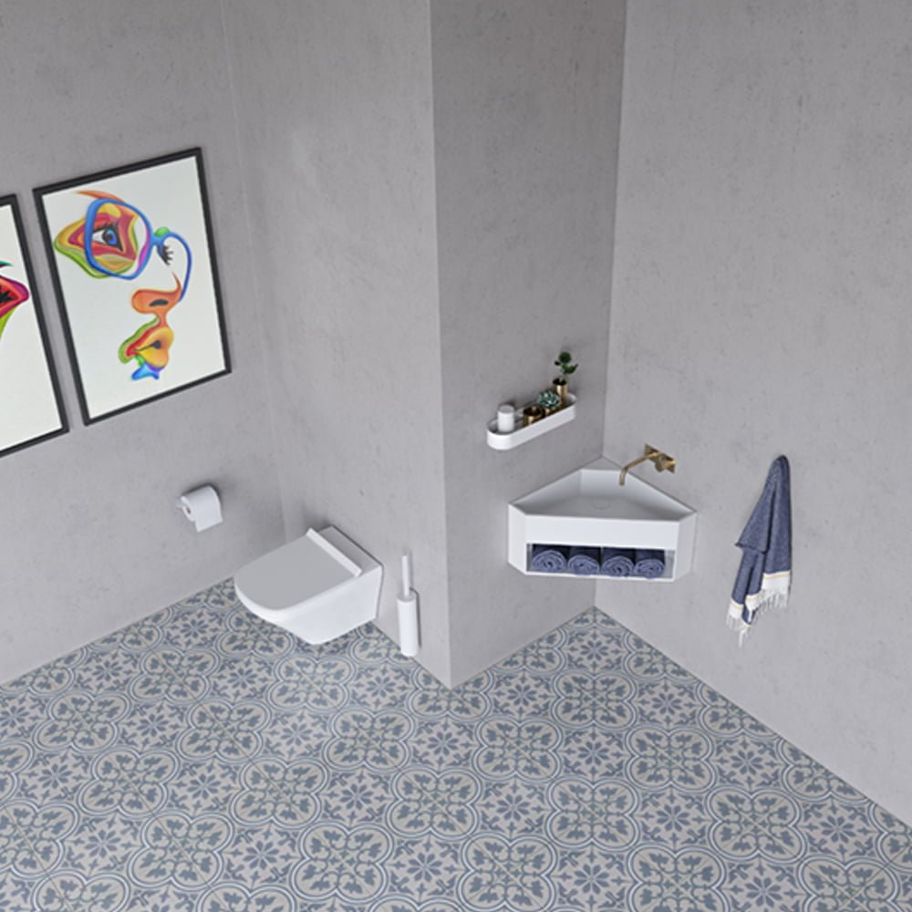 Copenhagen Bath Stavanger Vask 50x50 Mat Hvid Copenhagen Bath Stavanger Vask 50x50 Mat Hvid