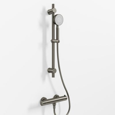 SS304 Brusesæt M. Glidestang Gunmetal