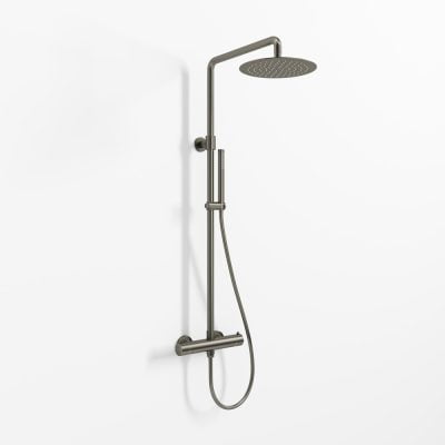 SS304 Brusesæt Ø25 Børstet Gunmetal PVD
